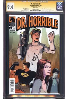 DR. HORRIBLE #1 CGC 9.4 WHITE PAGES front cover