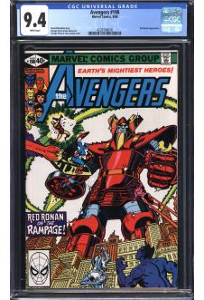 AVENGERS #198 CGC 9.4 WHITE PAGES front cover