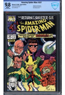 AMAZING SPIDER-MAN #337 CBCS 9.8 WHITE PAGES front cover