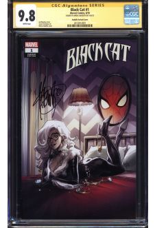 BLACK CAT #1 CGC 9.8 WHITE PAGES front cover