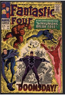 FANTASTIC FOUR #59 3.5 front cover
