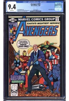 AVENGERS #201 CGC 9.4 WHITE PAGES front cover