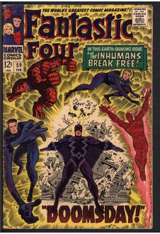 FANTASTIC FOUR #59 4.5 front cover