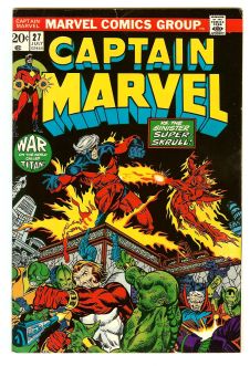 CAPTAIN MARVEL #27 6.5 front cover