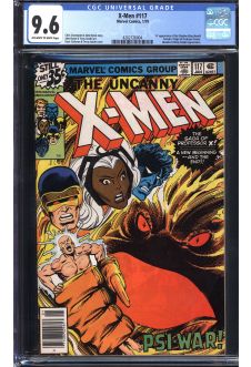 X-MEN #117 CGC 9.6 OW/WH PAGES front cover