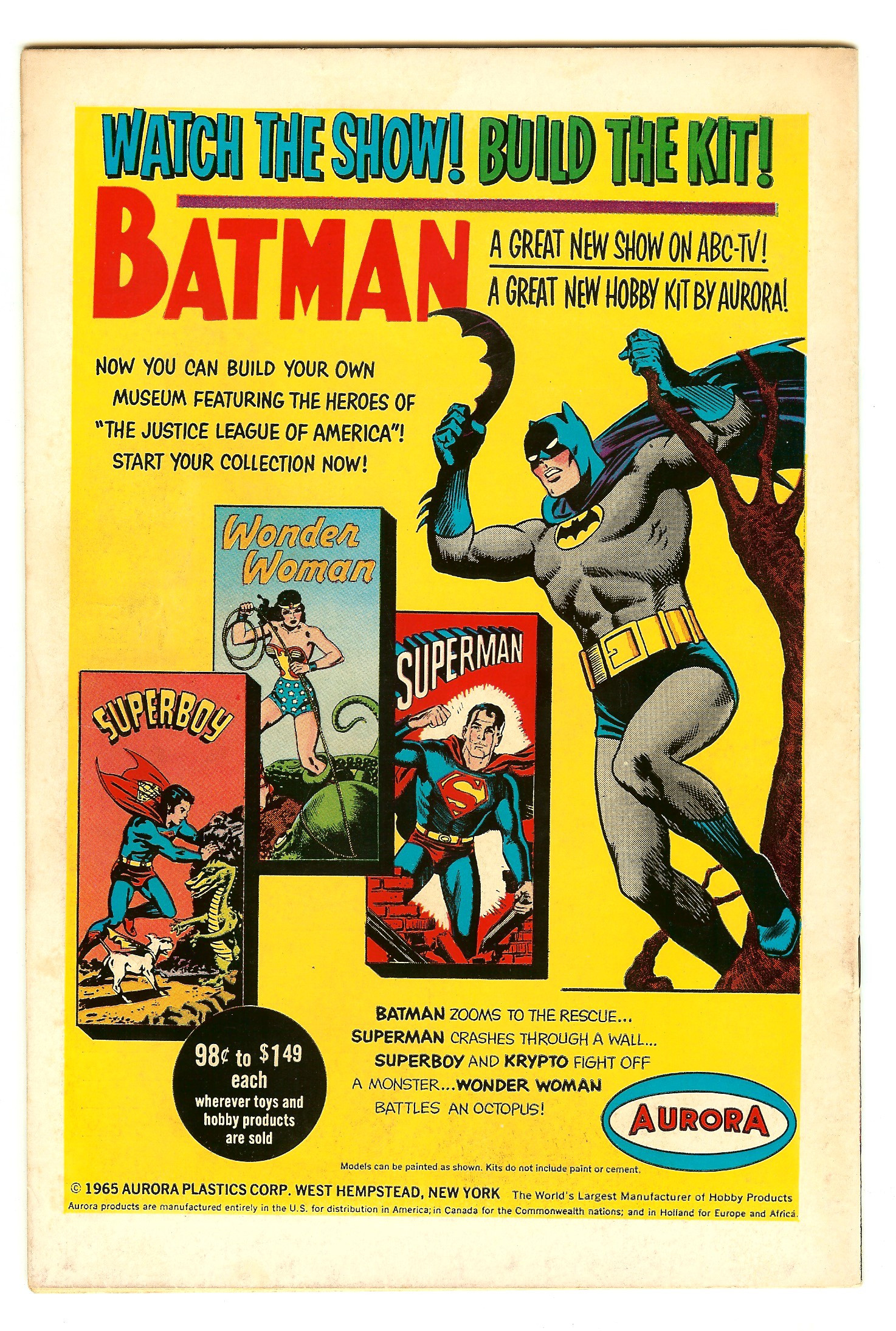 BATMAN Back Cover