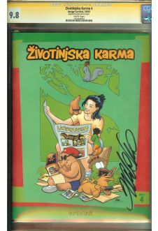 ZIVOTINJSKA KARMA #4 CGC 9.8 WHITE PAGES front cover