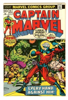 CAPTAIN MARVEL #25 8.5 front cover