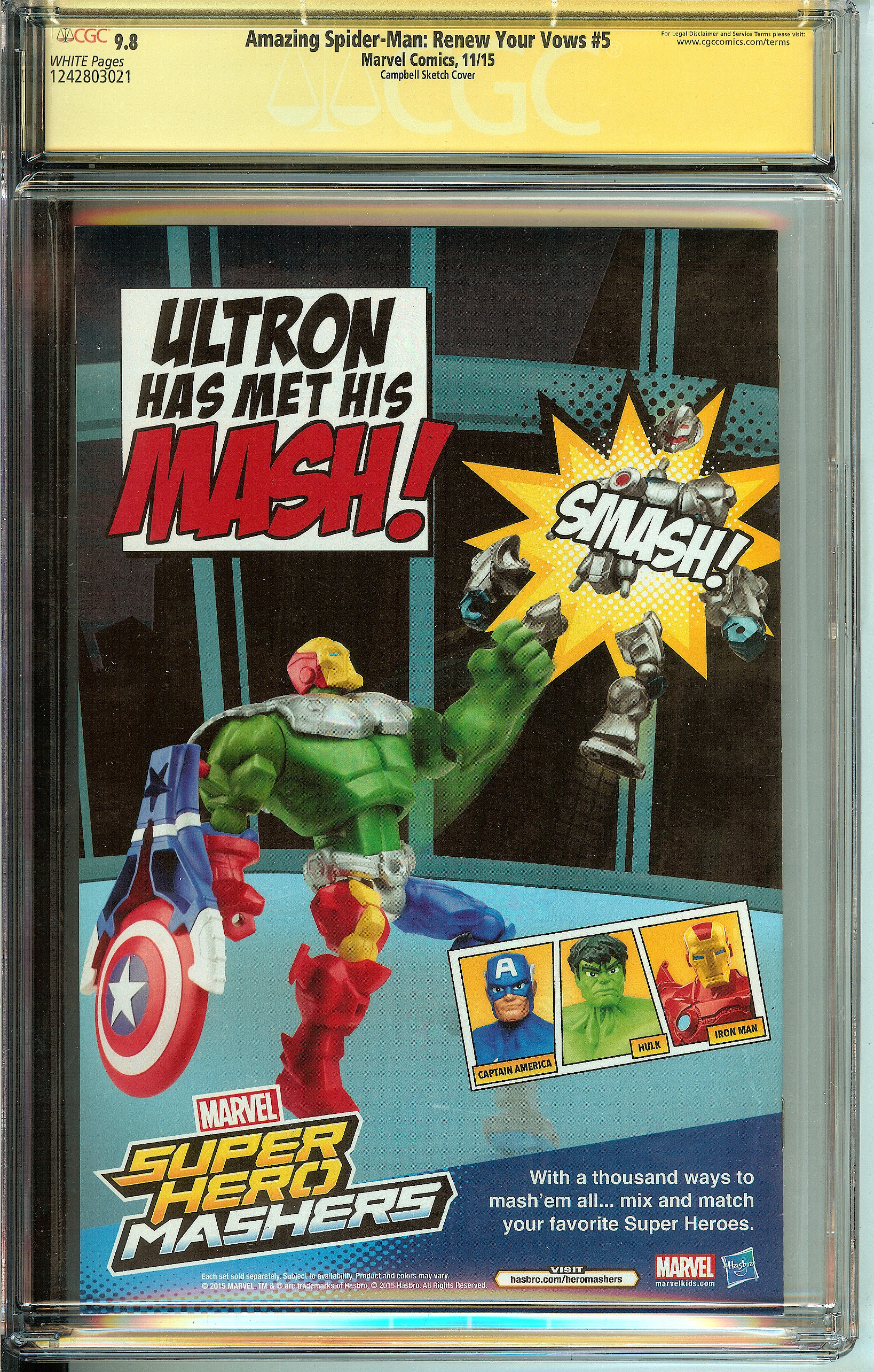 AMAZING SPIDER-MAN: RENEW YOUR VOWS Back Cover