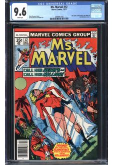 MS. MARVEL #12 CGC 9.6 WHITE PAGES front cover
