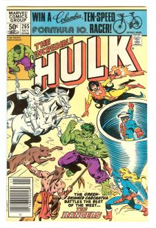 INCREDIBLE HULK #265 8.0 front cover