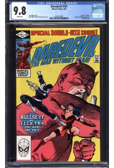 DAREDEVIL #181 CGC 9.8 WHITE PAGES front cover