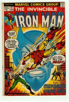 IRON MAN #57 8.0 front cover