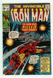 IRON MAN #23 6.5 front cover