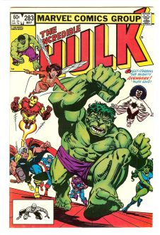 INCREDIBLE HULK #283 8.0 front cover