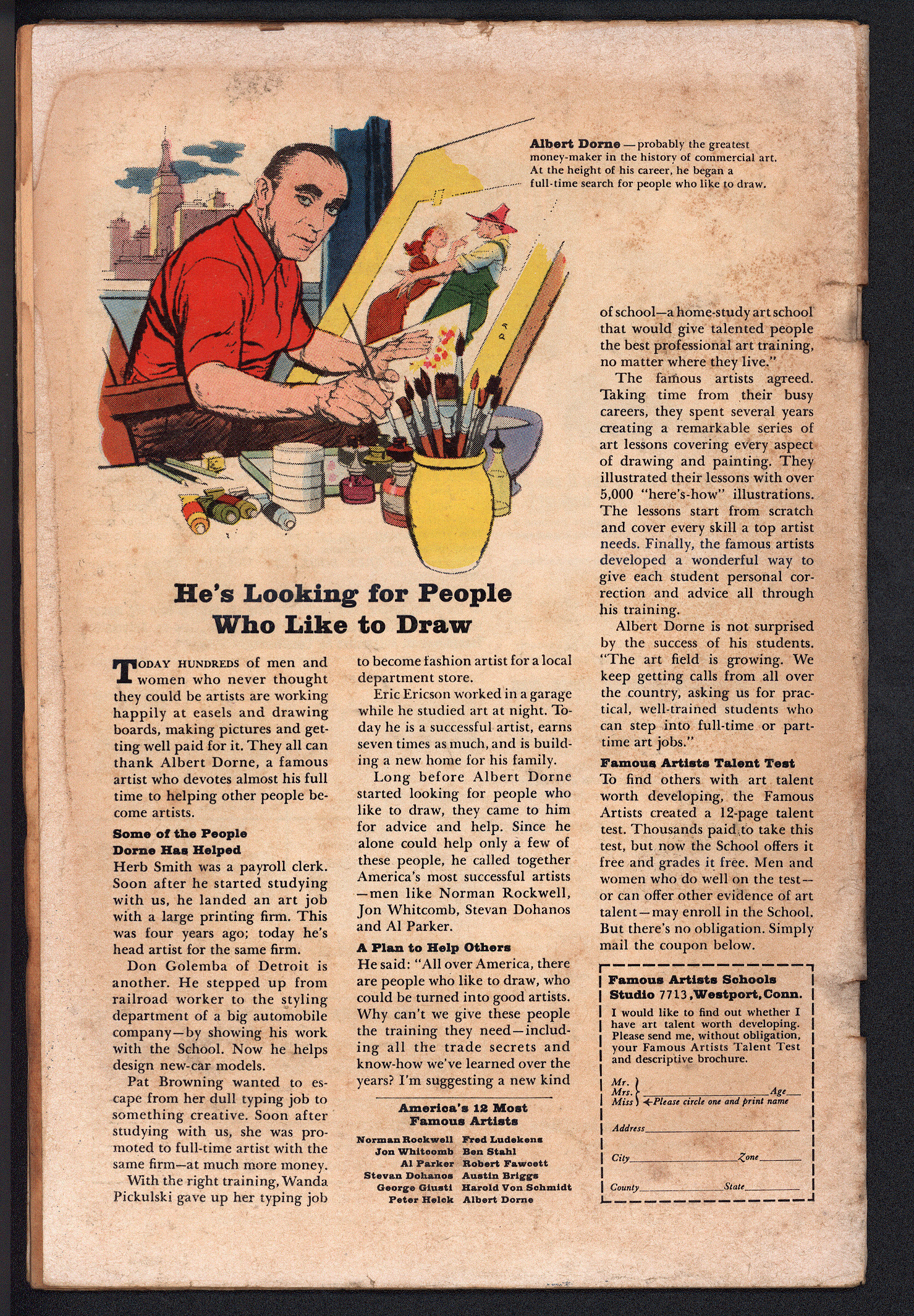 STRANGE TALES Back Cover
