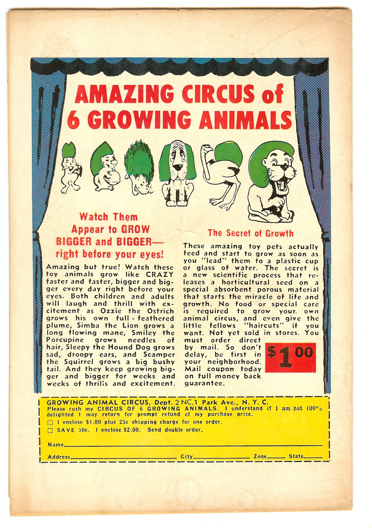 JUSTICE LEAGUE OF AMERICA Back Cover