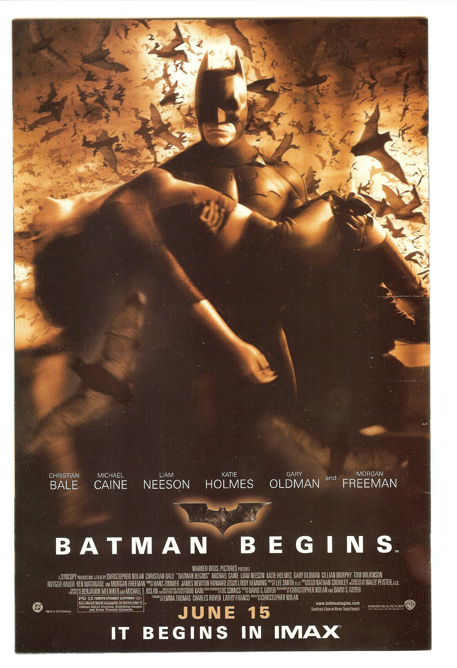 BATMAN Back Cover