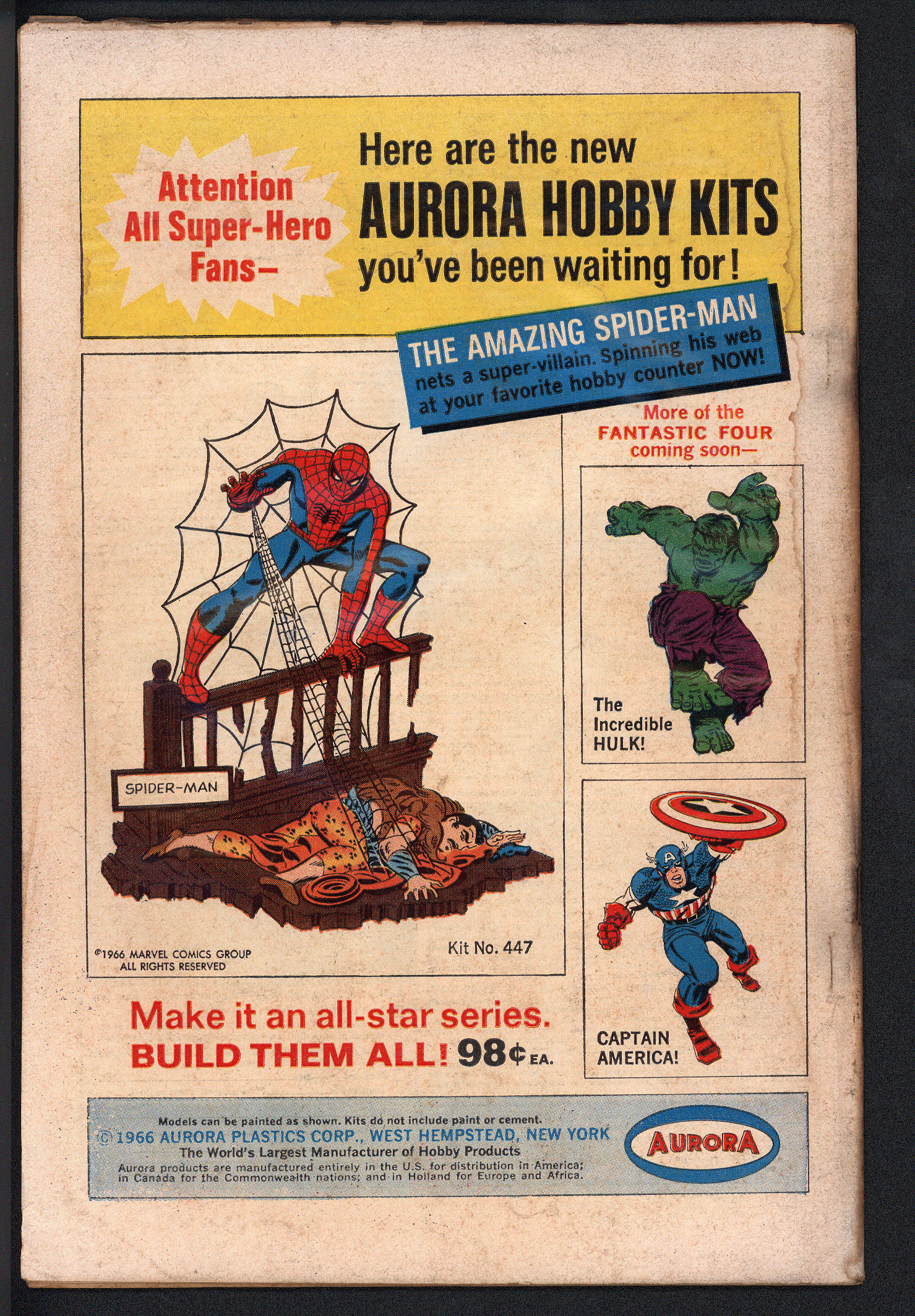 STRANGE TALES Back Cover
