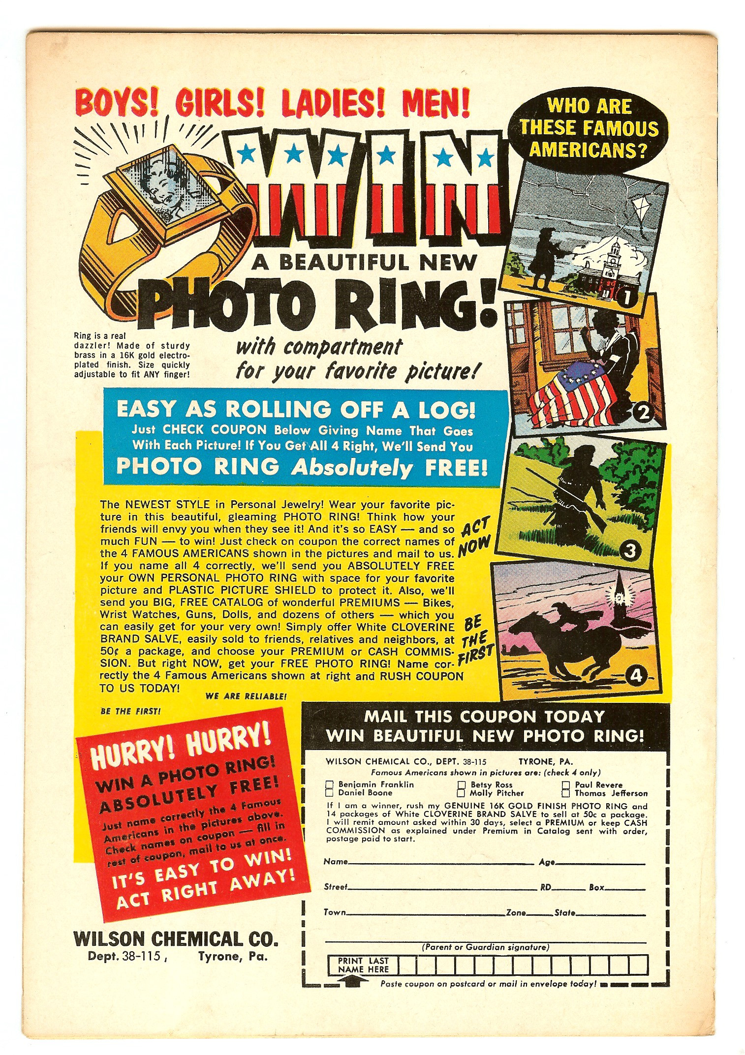 SUPERMAN'S PAL JIMMY OLSEN Back Cover