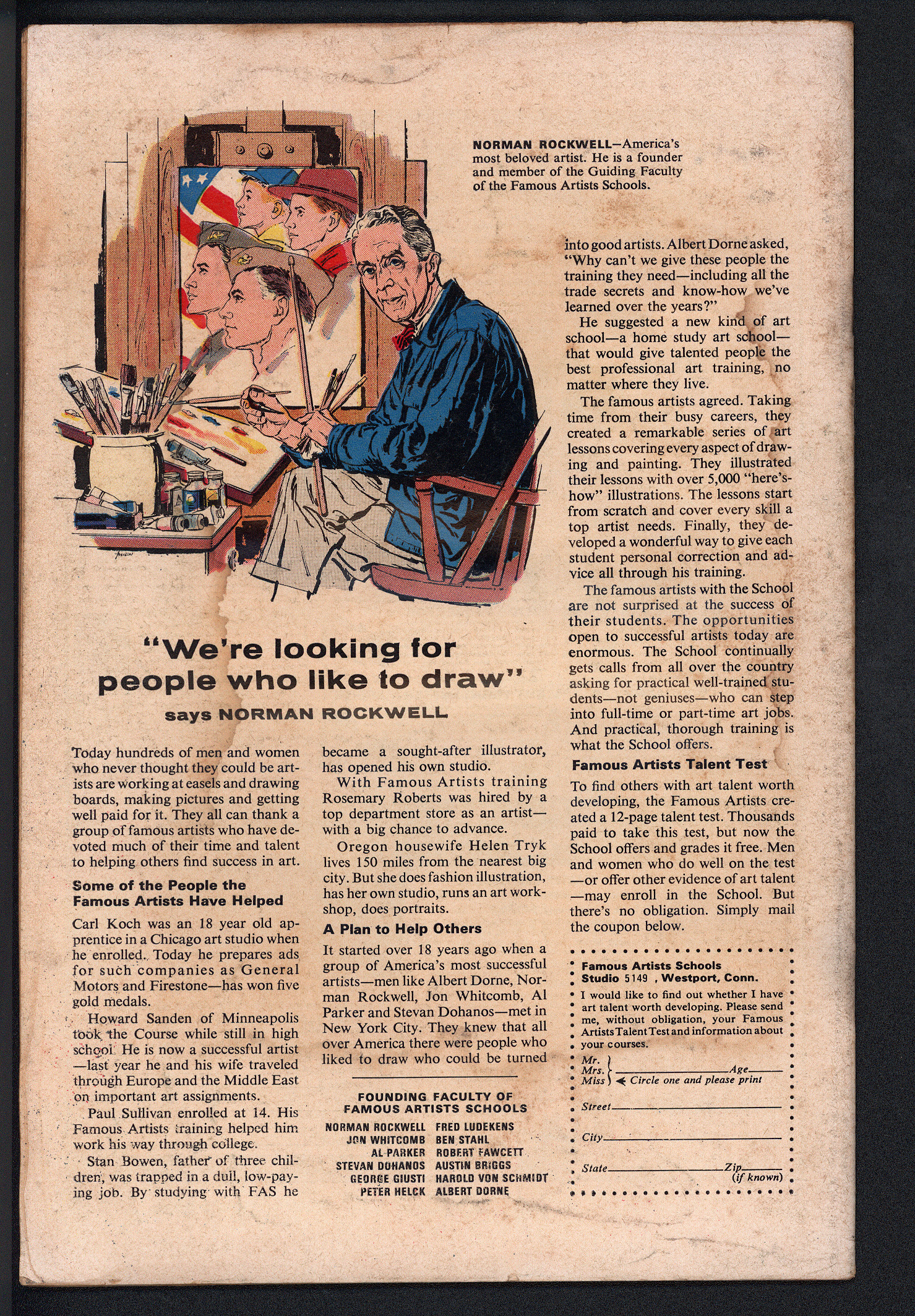 STRANGE TALES Back Cover