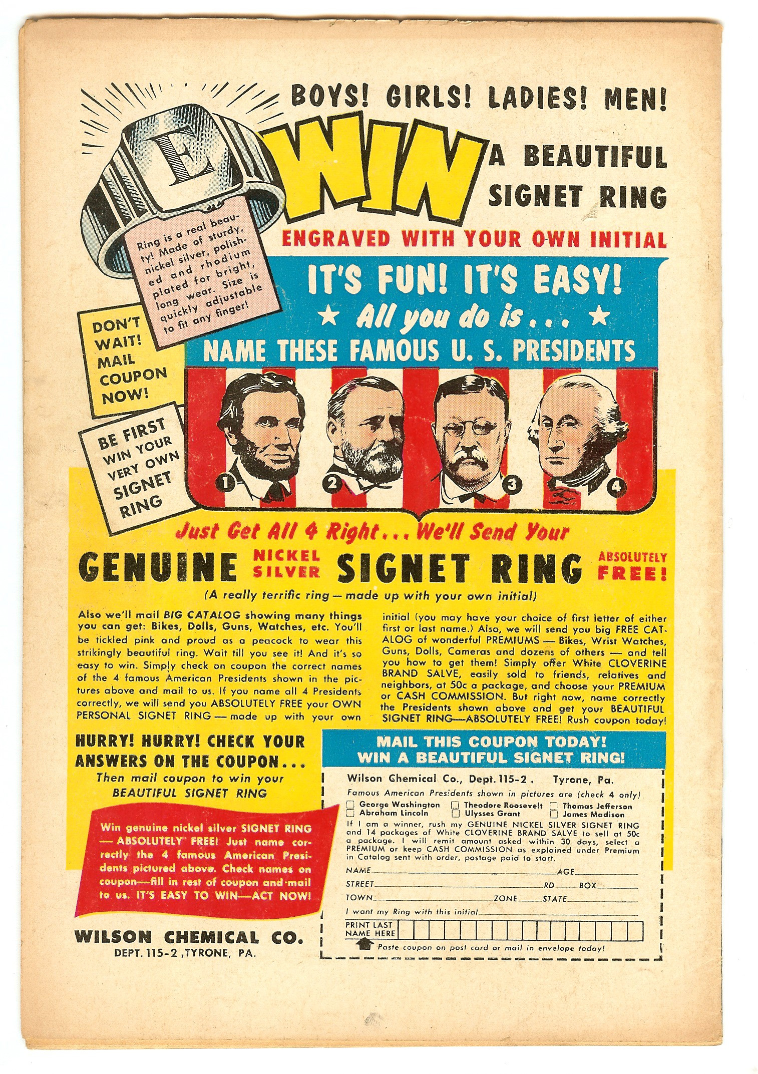 SUPERMAN'S PAL JIMMY OLSEN Back Cover