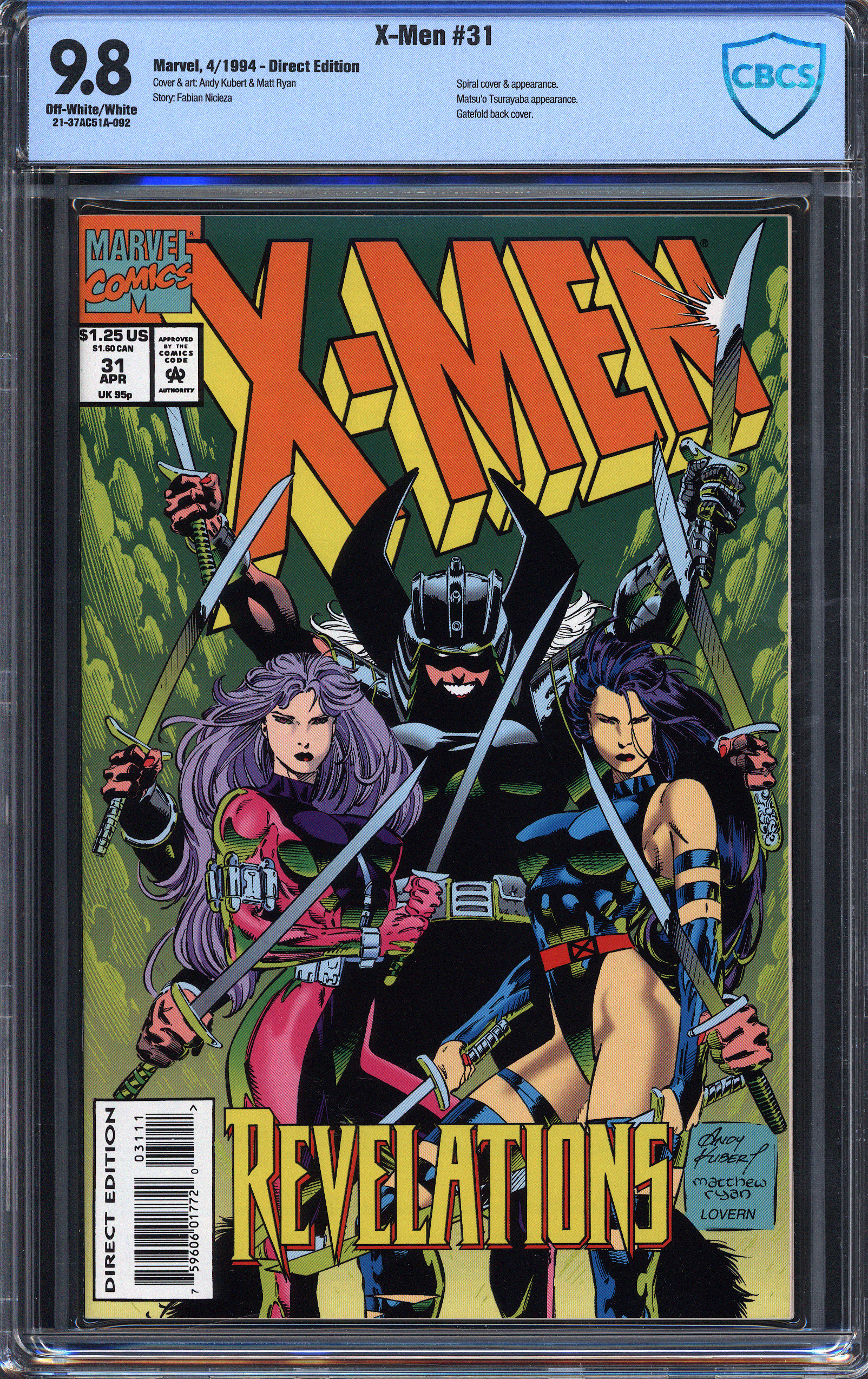 X-MEN Front Cover