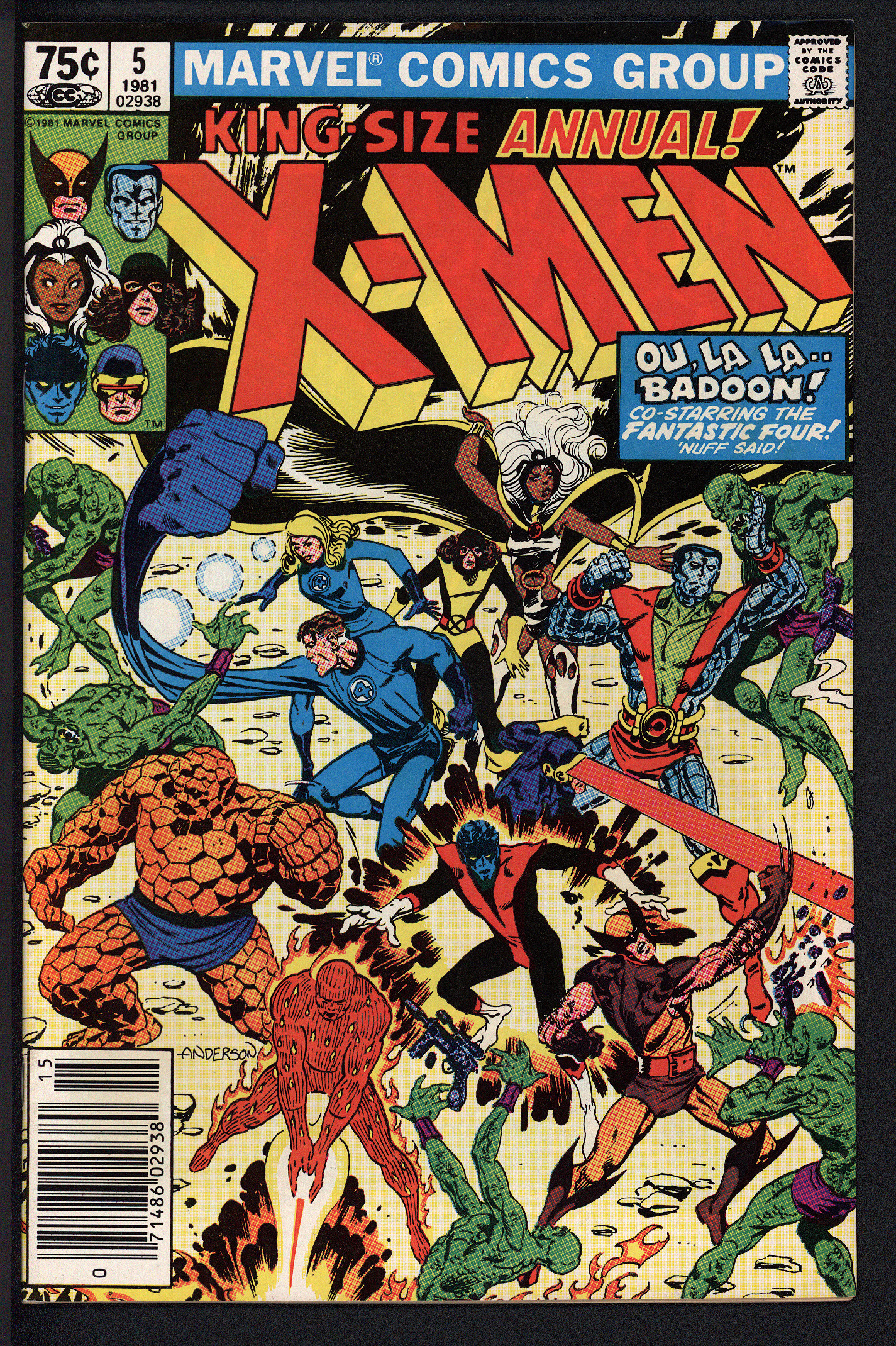 X-MEN ANNUAL Front Cover