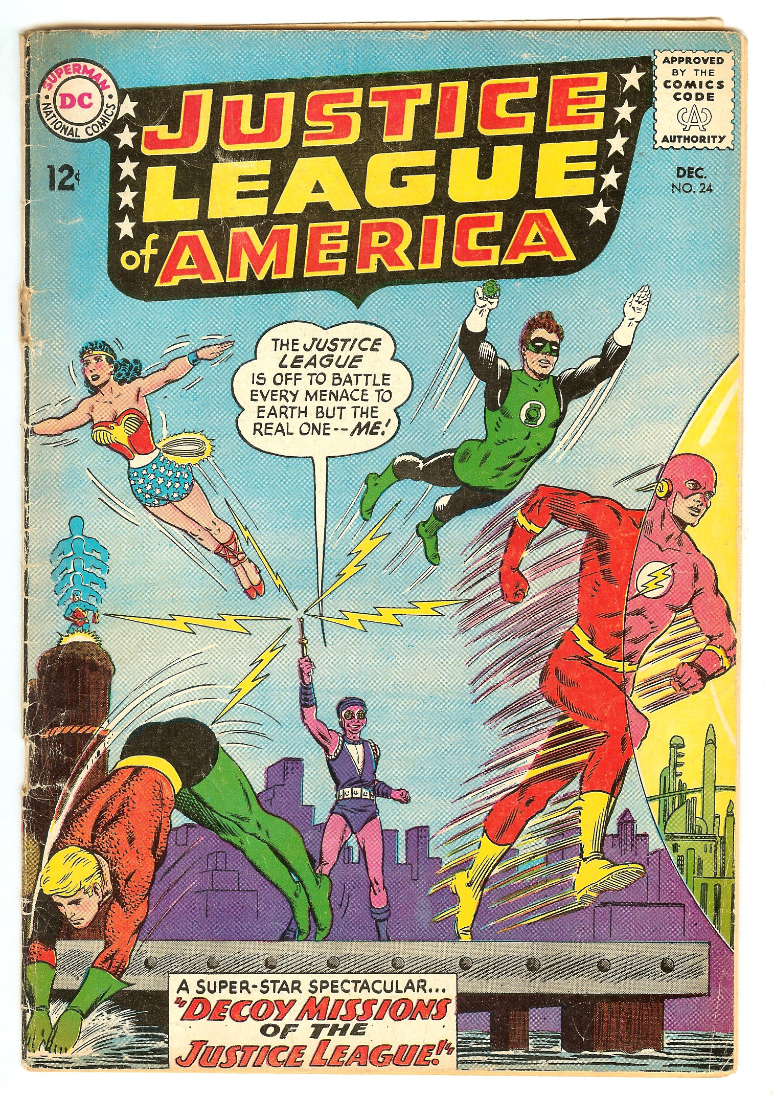JUSTICE LEAGUE OF AMERICA Front Cover