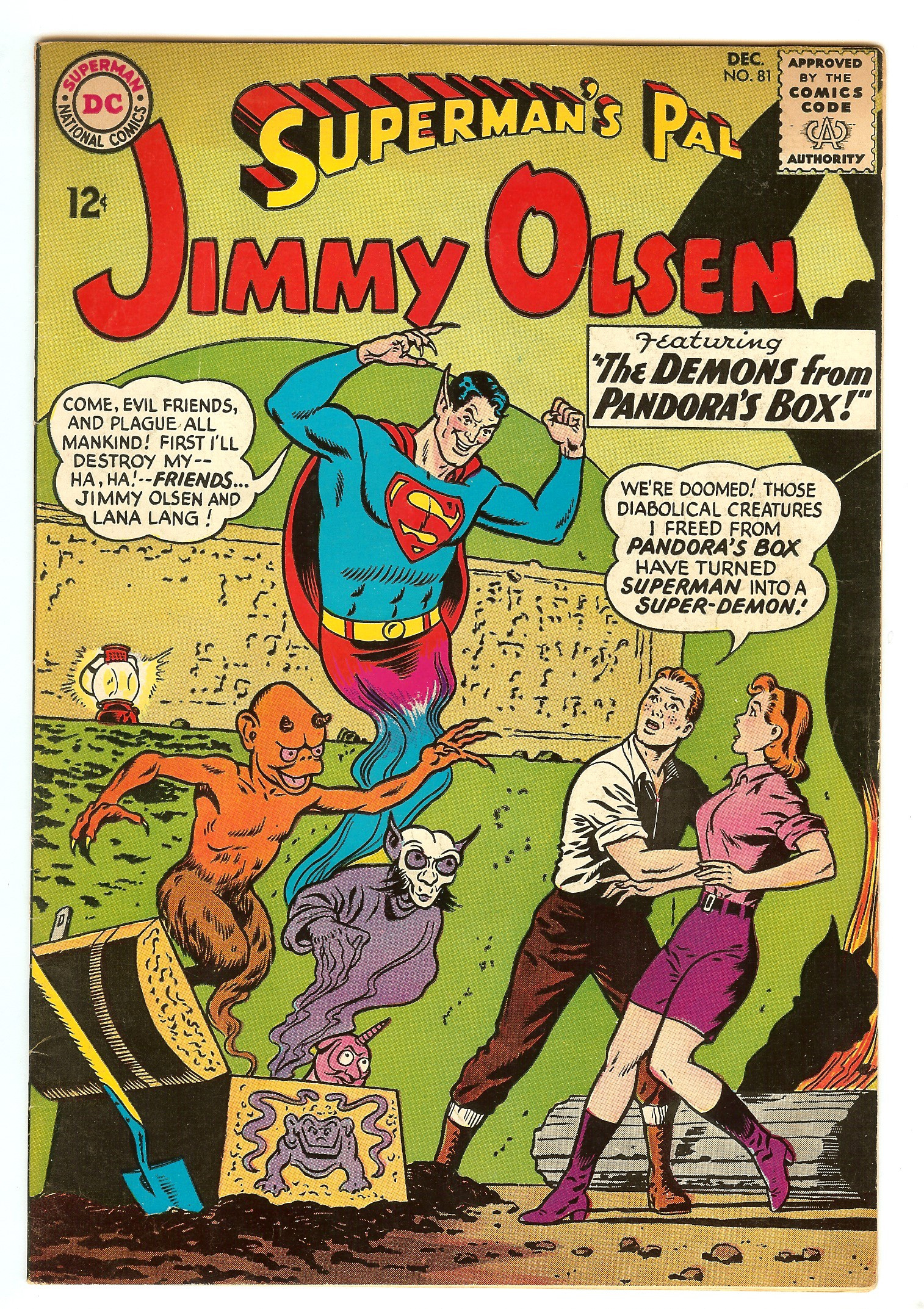 SUPERMAN'S PAL JIMMY OLSEN Front Cover