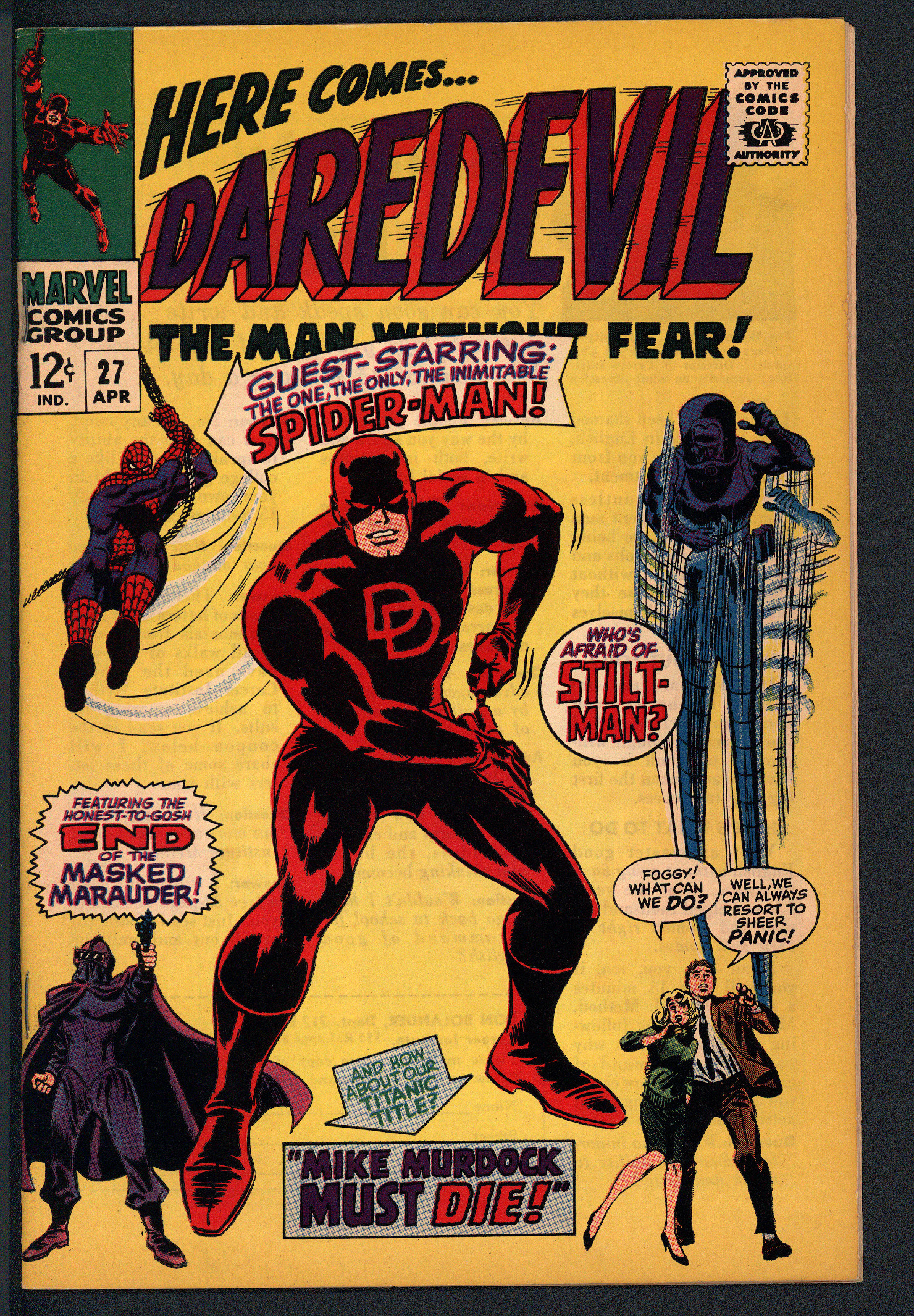 DAREDEVIL Front Cover