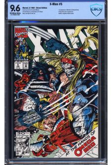 X-MEN #5 CBCS 9.6 OW/WH PAGES front cover