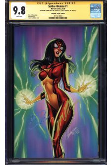 SPIDER-WOMAN #1 CGC 9.8 WHITE PAGES front cover