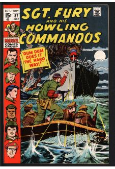 SGT. FURY AND HIS HOWLING COMMANDOS #87 8.5 front cover