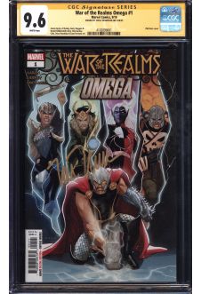 WAR OF THE REALMS OMEGA #1 CGC 9.6 WHITE PAGES front cover