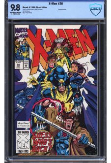 X-MEN #20 CBCS 9.8 OW/WH PAGES front cover