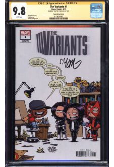 THE VARIANTS #1 CGC 9.8 WHITE PAGES front cover