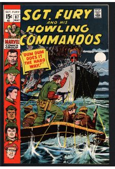 SGT. FURY AND HIS HOWLING COMMANDOS #87 8.5 front cover