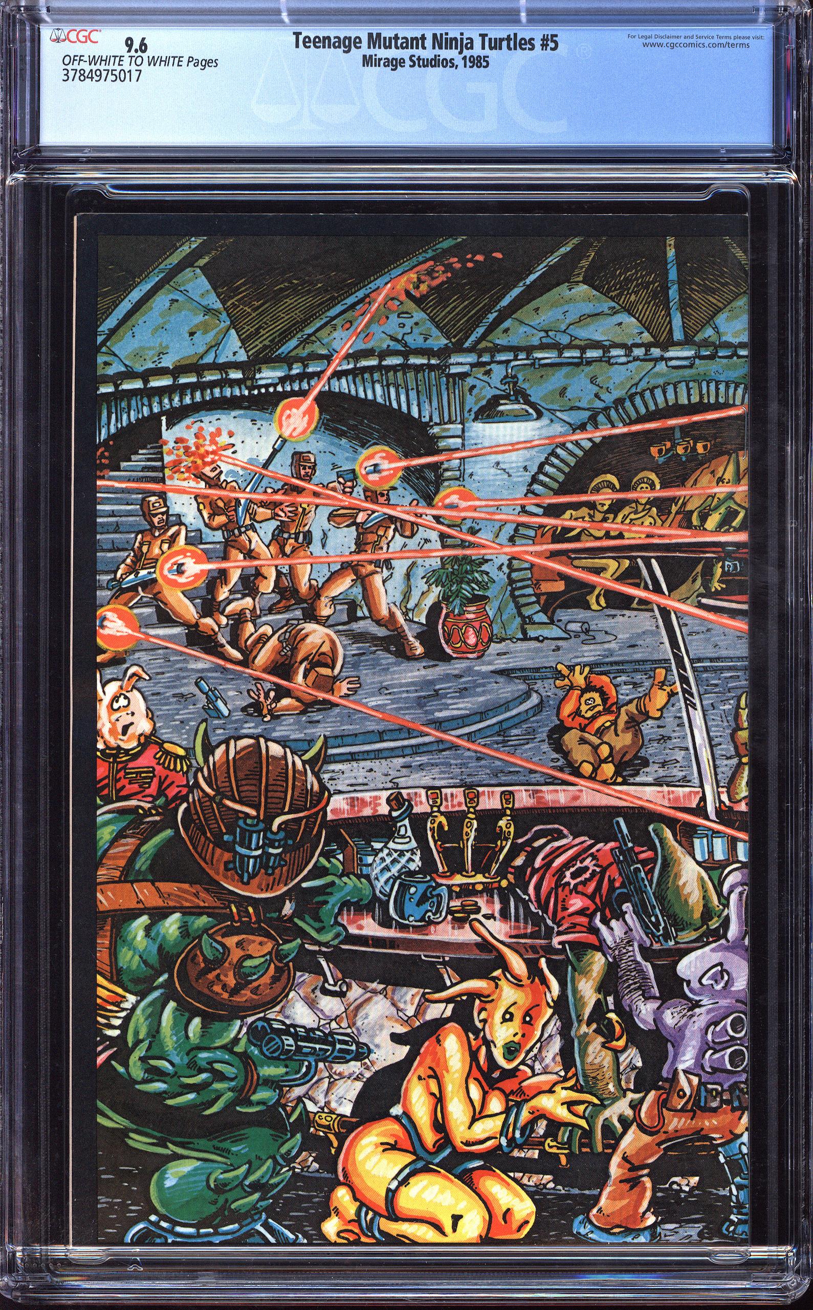 TEENAGE MUTANT NINJA TURTLES Back Cover