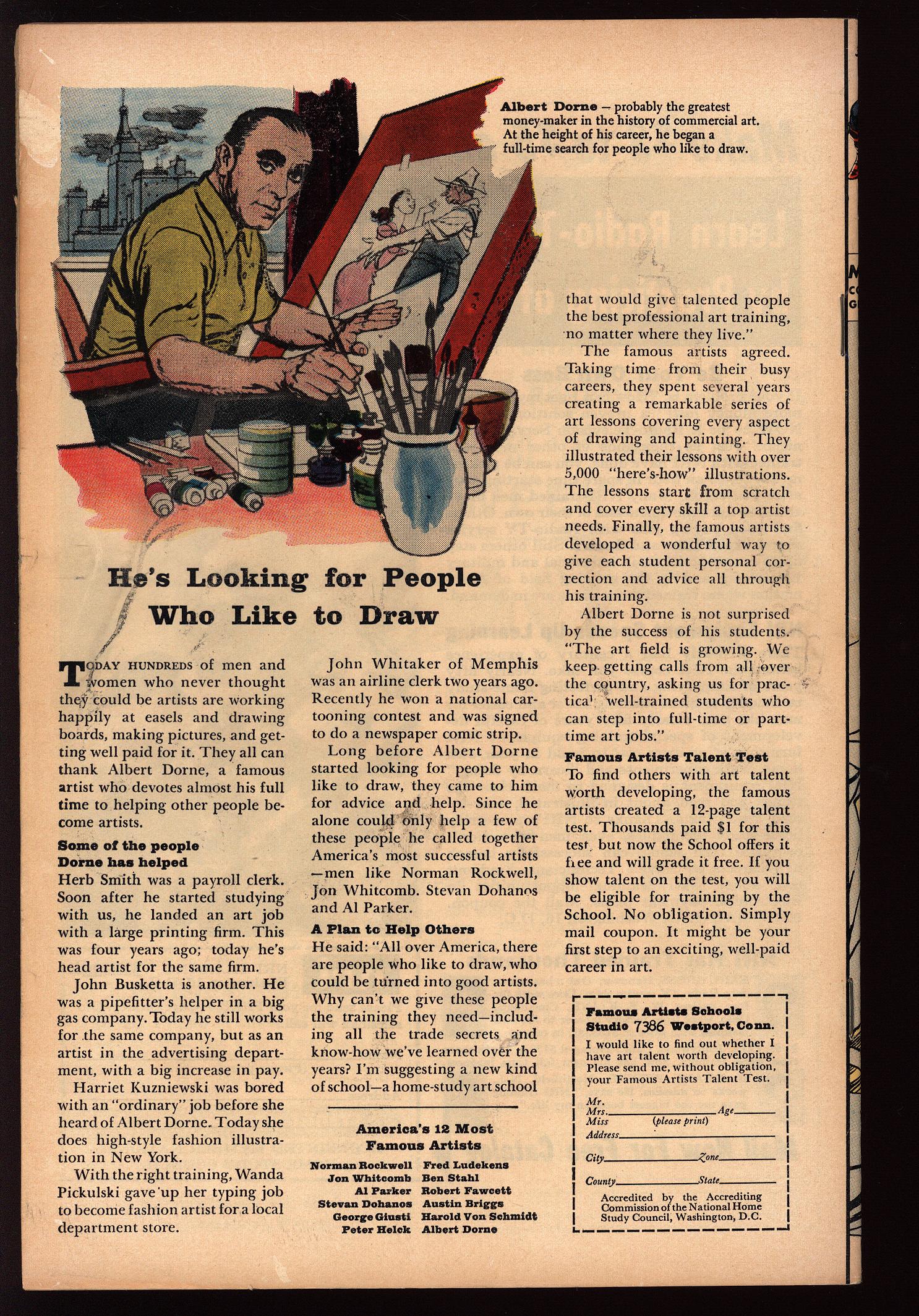 TALES OF SUSPENSE Back Cover