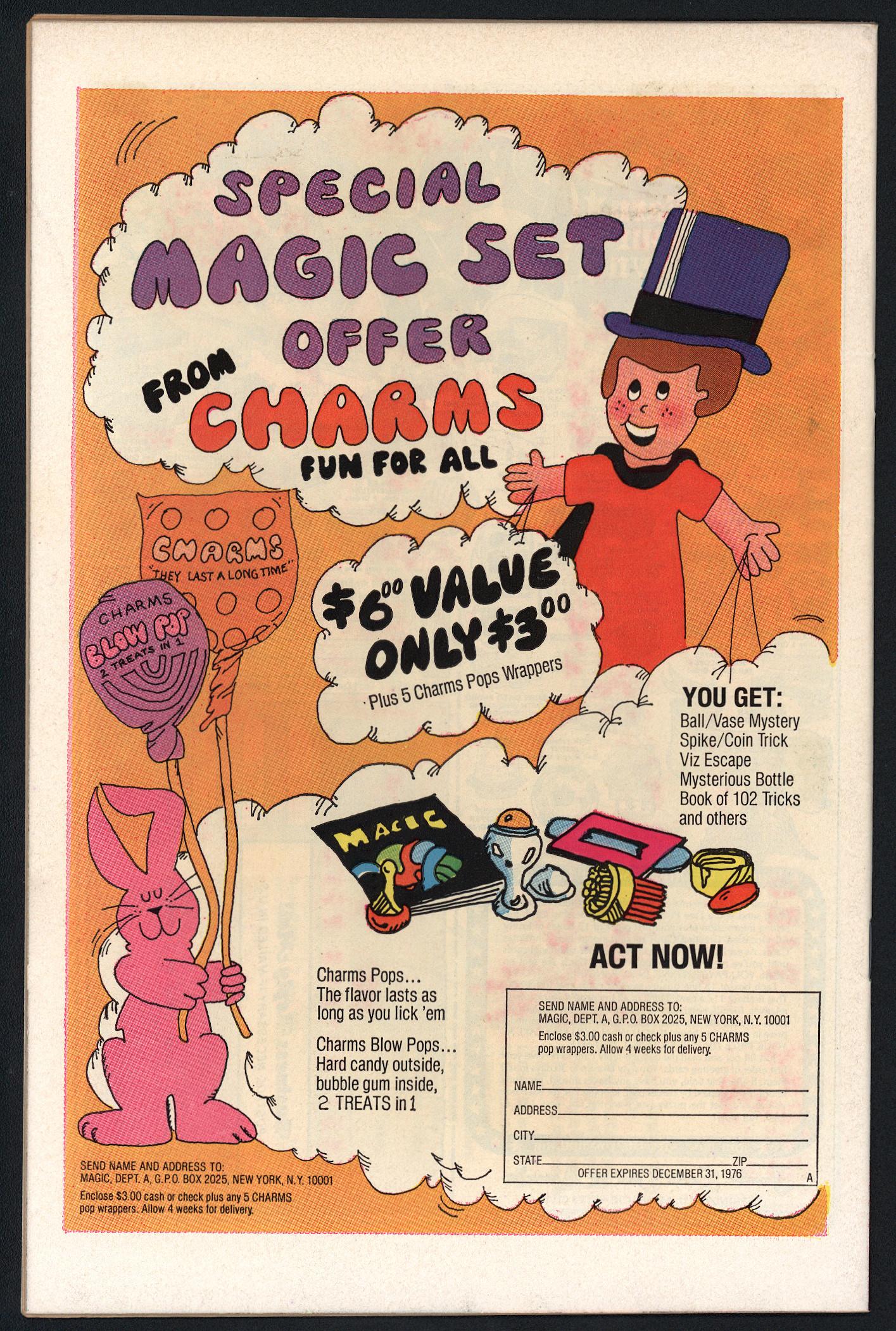 DETECTIVE COMICS Back Cover