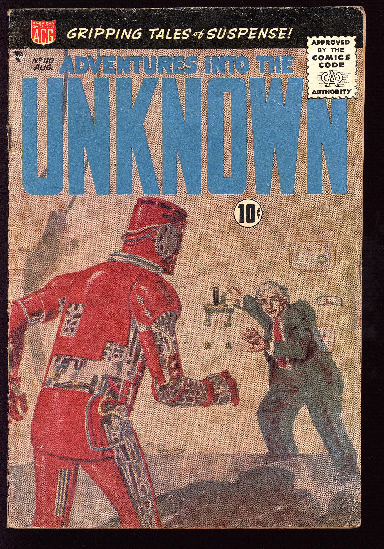 ADVENTURES INTO THE UNKNOWN Front Cover