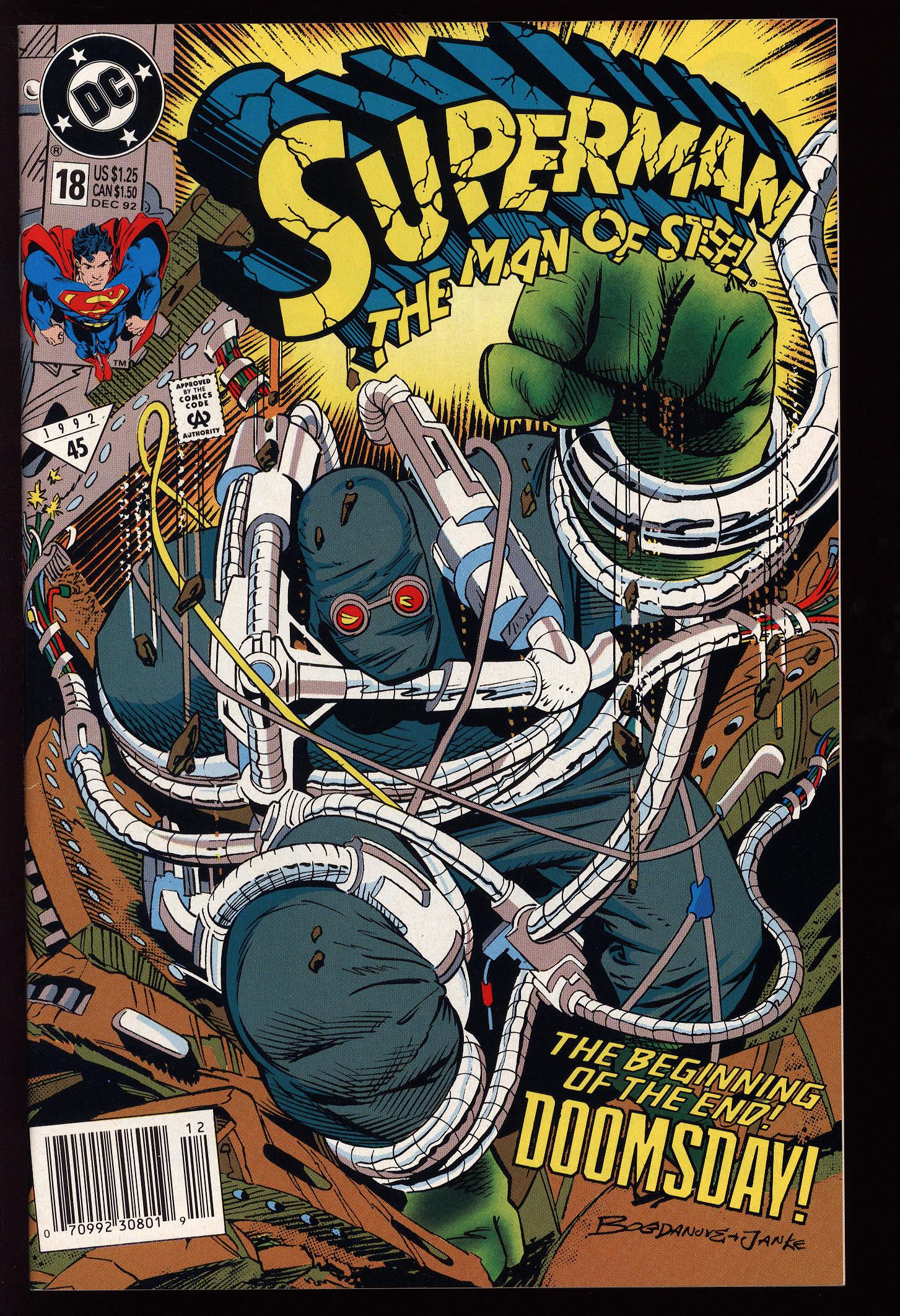 SUPERMAN: THE MAN OF STEEL Front Cover
