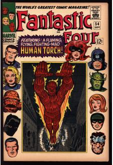 FANTASTIC FOUR #54 6.0 front cover