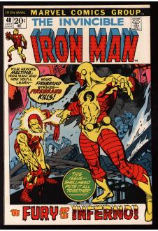 IRON MAN #48 8.5 front cover