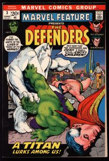 MARVEL FEATURE #3 6.5 front cover