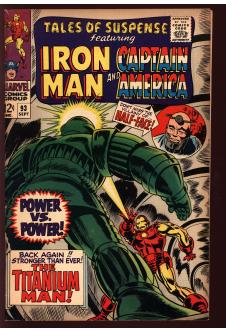 TALES OF SUSPENSE #93 8.5 front cover