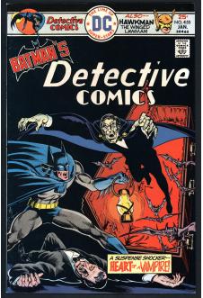 DETECTIVE COMICS #455 8.0 front cover