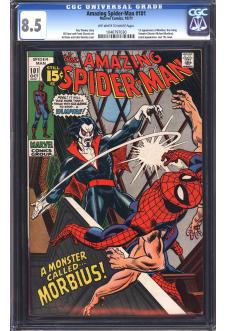 AMAZING SPIDER-MAN #101 CGC 8.5 OW/WH PAGES front cover