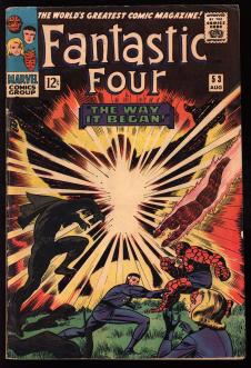 FANTASTIC FOUR #53 3.5 front cover